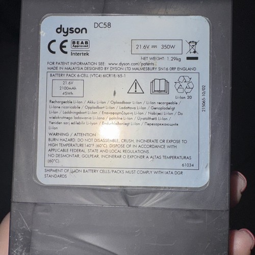 Faulty genuine dyson - faulty,
